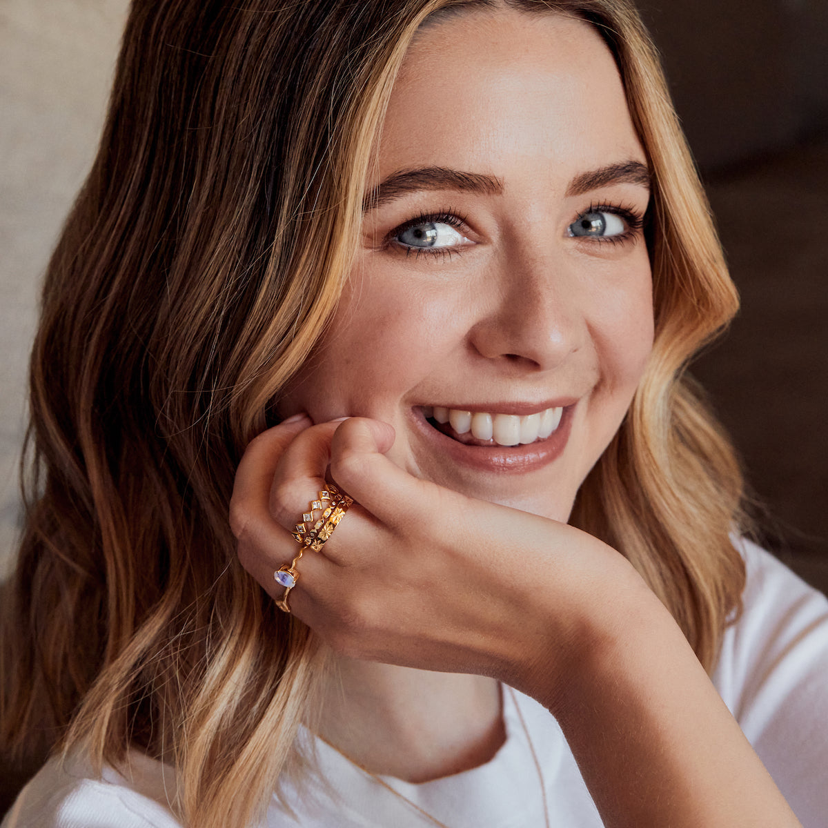 Icon Zoe Sugg Birthstone Eternity Ring Secondary image