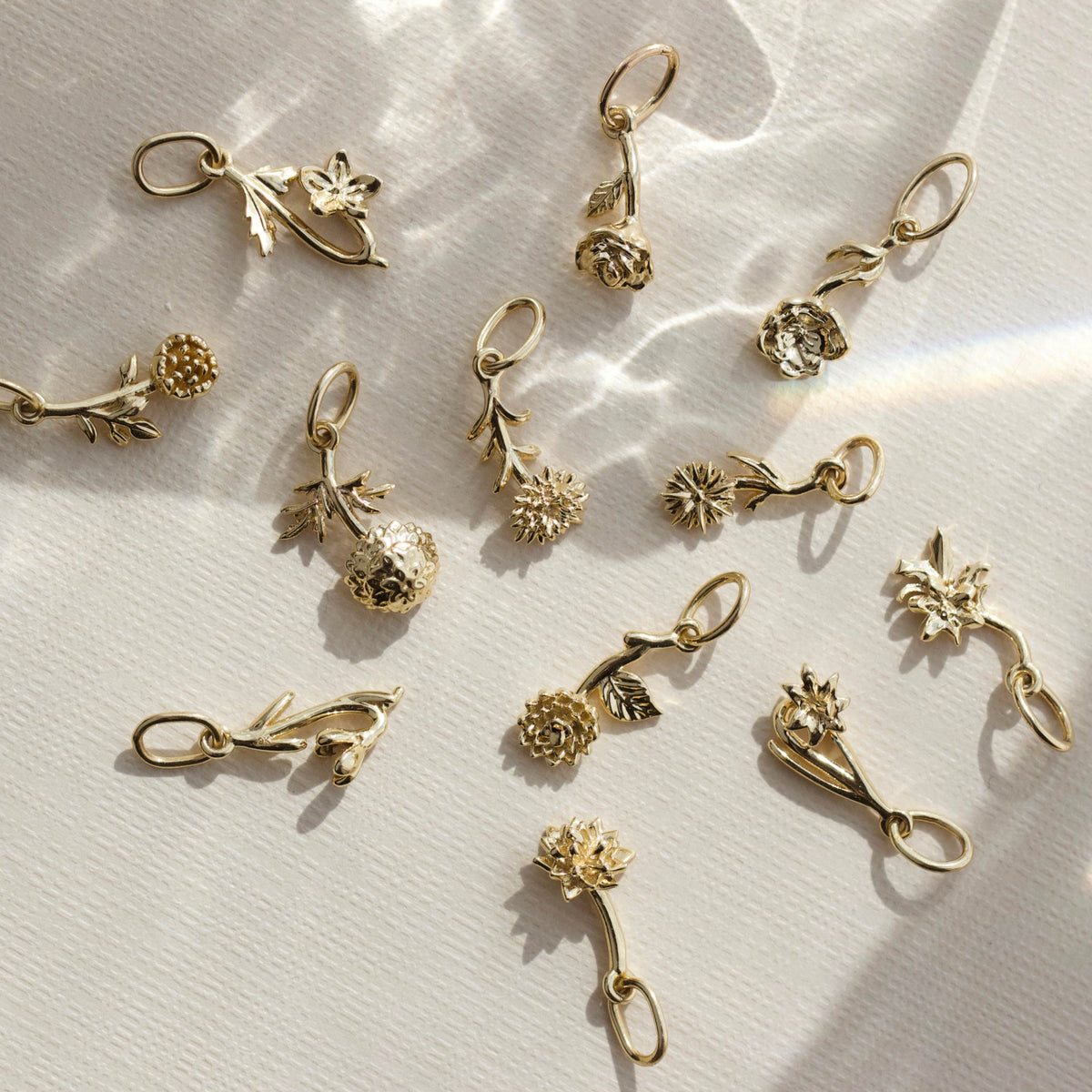 Treasured Birth Flower Charm