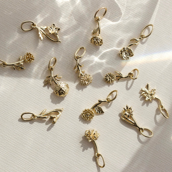 Treasured Birth Flower Charm