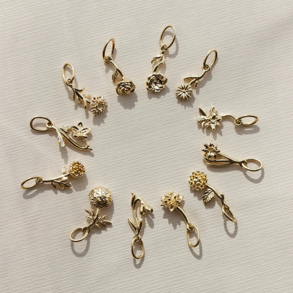 Treasured Birth Flower Charm