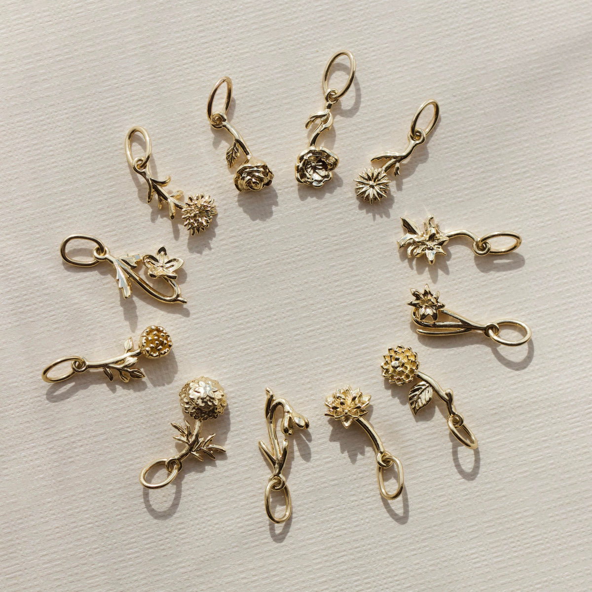 Treasured Birth Flower Charm